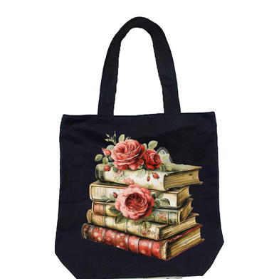 Fashionable Fabric Tote Bag With Zipper image