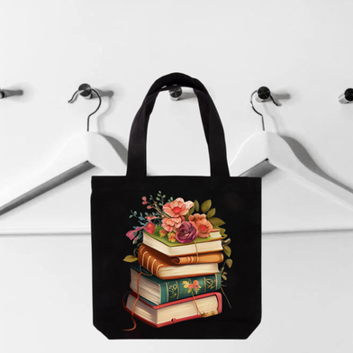 Fashionable Fabric Tote Bag With Zipper image