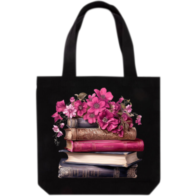 Fashionable Fabric Tote Bag With Zipper image