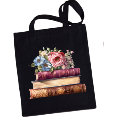 Fashionable Fabric Tote Bag With Zipper image