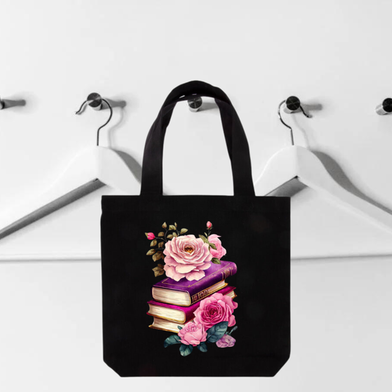 Fashionable Fabric Tote Bag With Zipper image