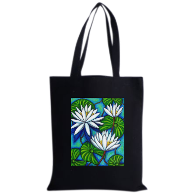 Fashionable Fabric Tote Bag With Zipper image