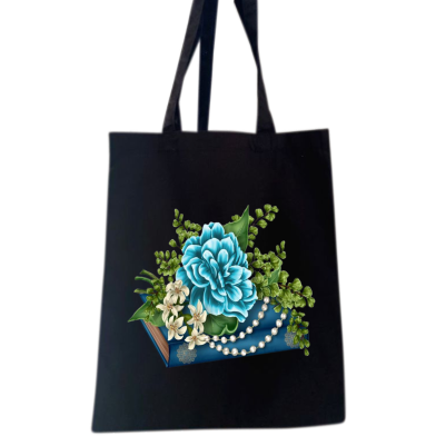 Fashionable Fabric Tote Bag With Zipper image