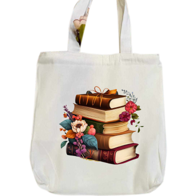 Fashionable Fabric Tote Bag With Zipper image