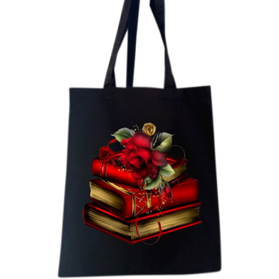 Fashionable Fabric Tote Bag With Zipper image