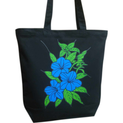 Fashionable Fabric Tote Bag With Zipper image