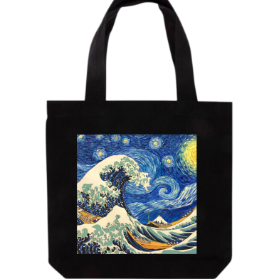 Fashionable Fabric Tote Bag With Zipper image