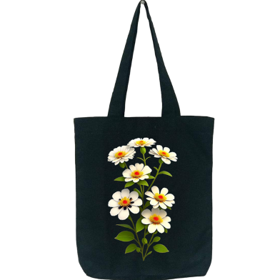 Fashionable Fabric Tote Bag With Zipper image