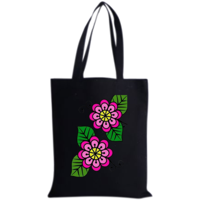 Fashionable Fabric Tote Bag With Zipper image