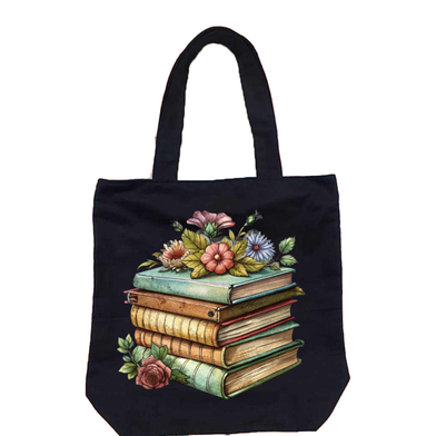 Fashionable Fabric Tote Bag With Zipper image