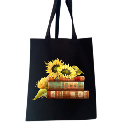 Fashionable Fabric Tote Bag With Zipper image