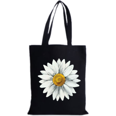 Fashionable Fabric Tote Bag With Zipper image