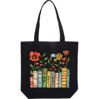 Fashionable Fabric Tote Bag With Zipper image