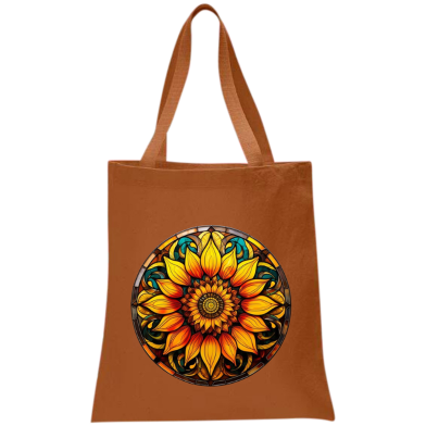 Fashionable Fabric Tote Bag With Zipper image