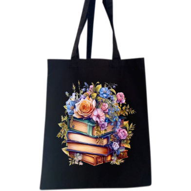 Fashionable Fabric Tote Bag With Zipper image