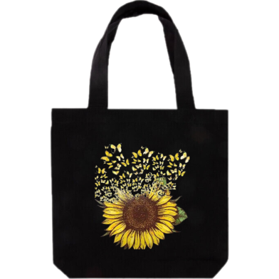 Fashionable Fabric Tote Bag With Zipper image