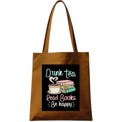 Fashionable Fabric Tote Bag With Zipper image