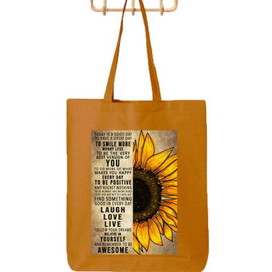 Fashionable Fabric Tote Bag With Zipper image