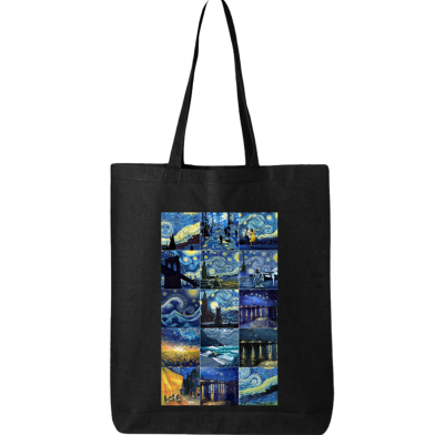 Fashionable Fabric Tote Bag With Zipper image