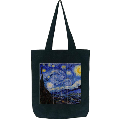 Fashionable Fabric Tote Bag With Zipper image