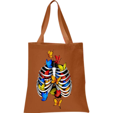 Fashionable Fabric Tote Bag With Zipper image
