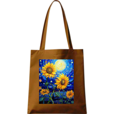Fashionable Fabric Tote Bag With Zipper image
