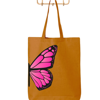 Fashionable Fabric Tote Bag With Zipper image