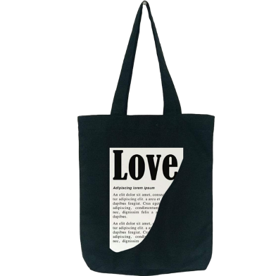Fashionable Fabric Tote Bag With Zipper image