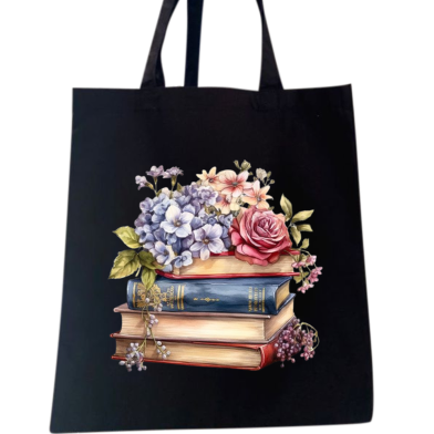 Fashionable Fabric Tote Bag With Zipper image