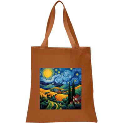 Fashionable Fabric Tote Bag With Zipper image