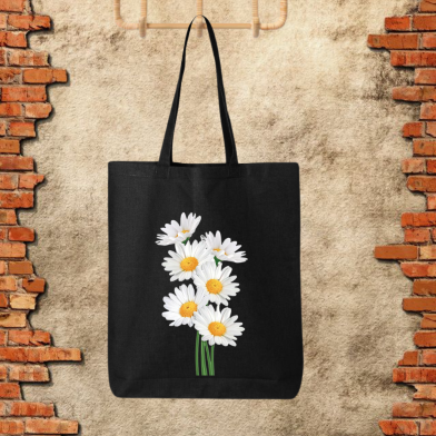 Fashionable Fabric Tote Bag With Zipper image