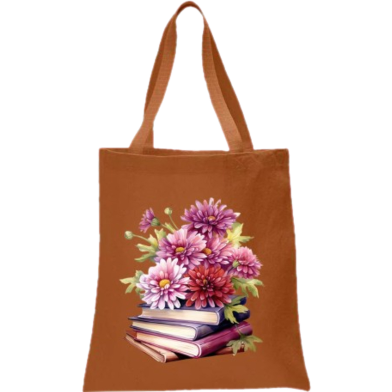 Fashionable Fabric Tote Bag With Zipper image