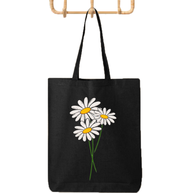 Fashionable Fabric Tote Bag With Zipper image