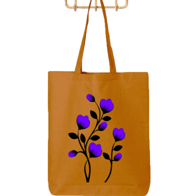 Fashionable Fabric Tote Bag With Zipper image