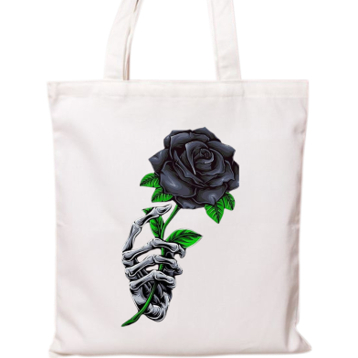 Fashionable Fabric Tote Bag With Zipper image