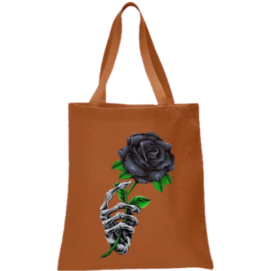 Fashionable Fabric Tote Bag With Zipper image