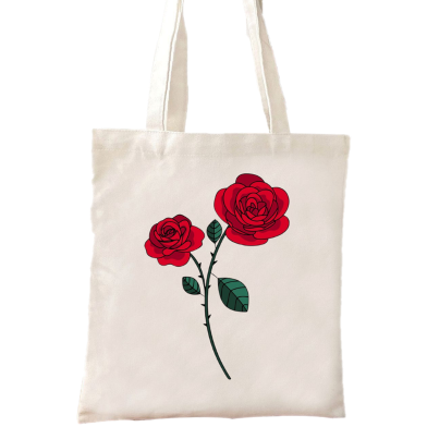 Fashionable Fabric Tote Bag With Zipper image