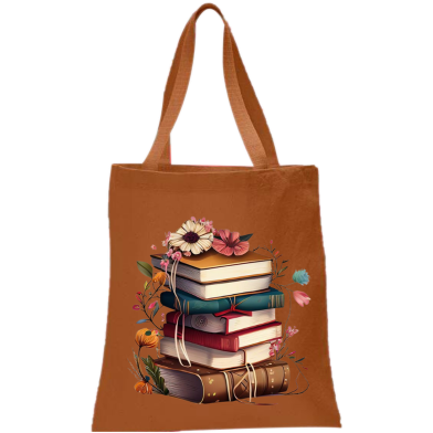 Fashionable Fabric Tote Bag With Zipper image