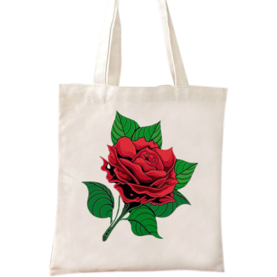 Fashionable Fabric Tote Bag With Zipper image