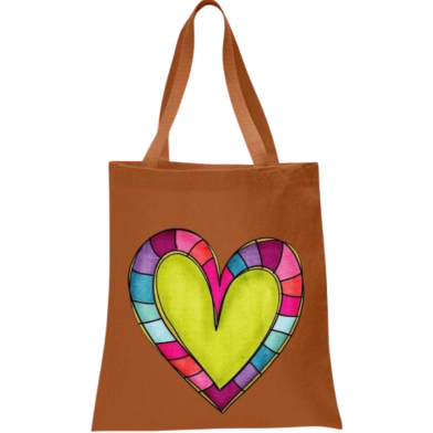 Fashionable Fabric Tote Bag With Zipper And Inner Pocket image