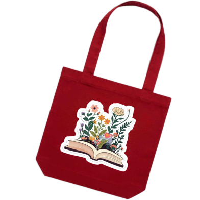 Fashionable Fabric Tote Bag With Zipper image