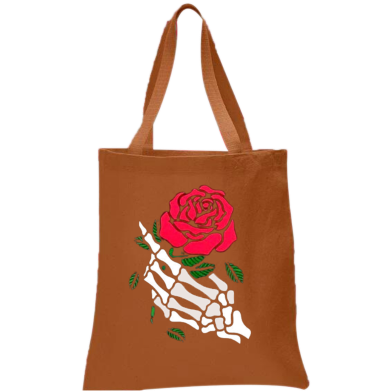 Fashionable Fabric Tote Bag With Zipper image