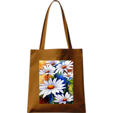Fashionable Fabric Tote Bag With Zipper image