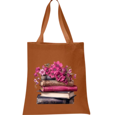 Fashionable Fabric Tote Bag With Zipper image