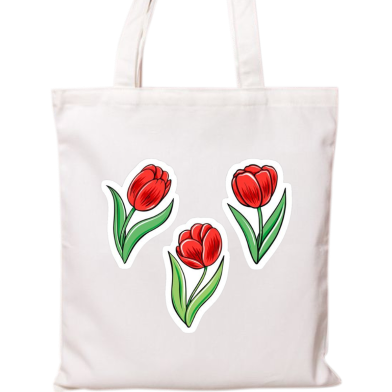 Fashionable Fabric Tote Bag With Zipper image