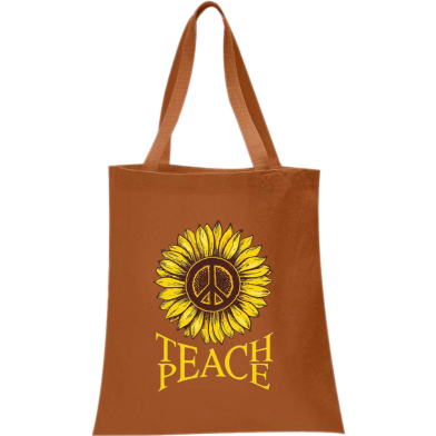 Fashionable Fabric Tote Bag With Zipper image