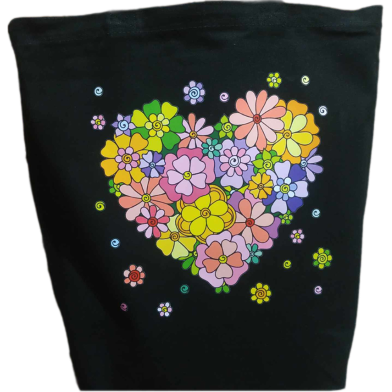 Fashionable Tote Bag For Girls With Zipper image