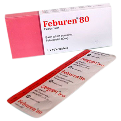 Feburen 80mg Tablet 10's Strip image