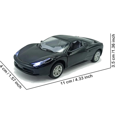 Ferrari 458 Die Cast Metal Car Toy Vehicle 1 Pcs metal car s6pcs ferrari b BLACK Ferrari Rokomari
