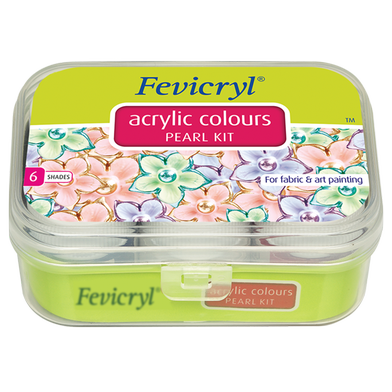 Fevicryl Pastel Acrylic Colours, 6 New Pastel Shades